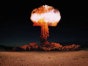 Imagem ilustra a explosão de uma bomba atômica.Relógio do Juízo Final é atualizado nesta terça (23); veja o que significa e como funciona
